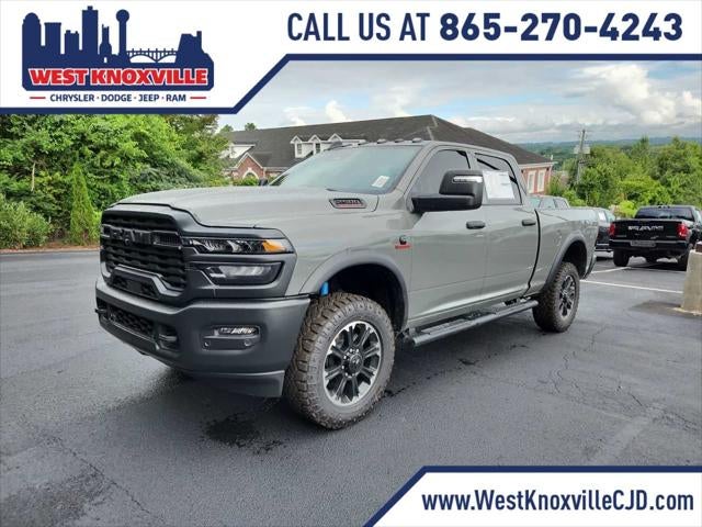 2026 RAM 2500 RAM 2500 WARLOCK CREW CAB 4X4 6'4' BOX in Ceramic Gray Clear-Coat Exterior Paint — front three-quarter view
