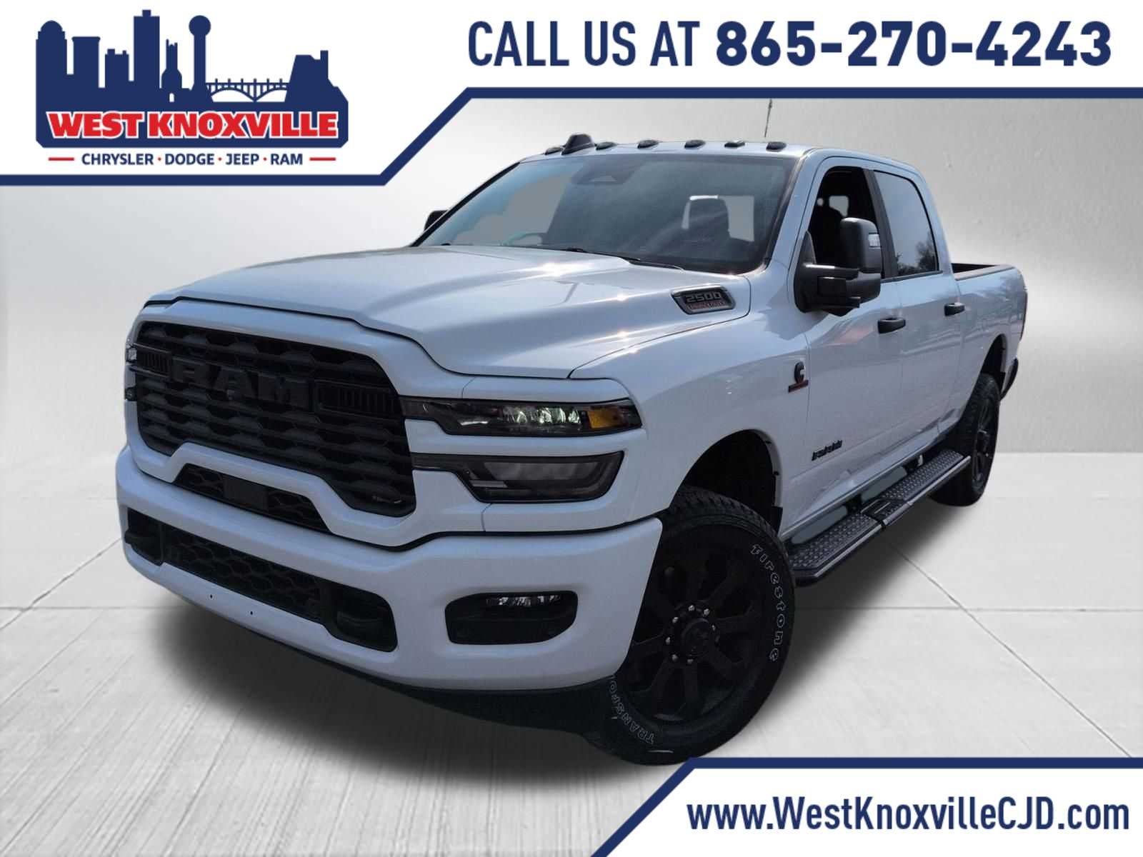 2026 RAM 2500 RAM 2500 TRADESMAN CREW CAB 4X4 6'4' BOX in Silver-Zynith Exterior Paint — front three-quarter view