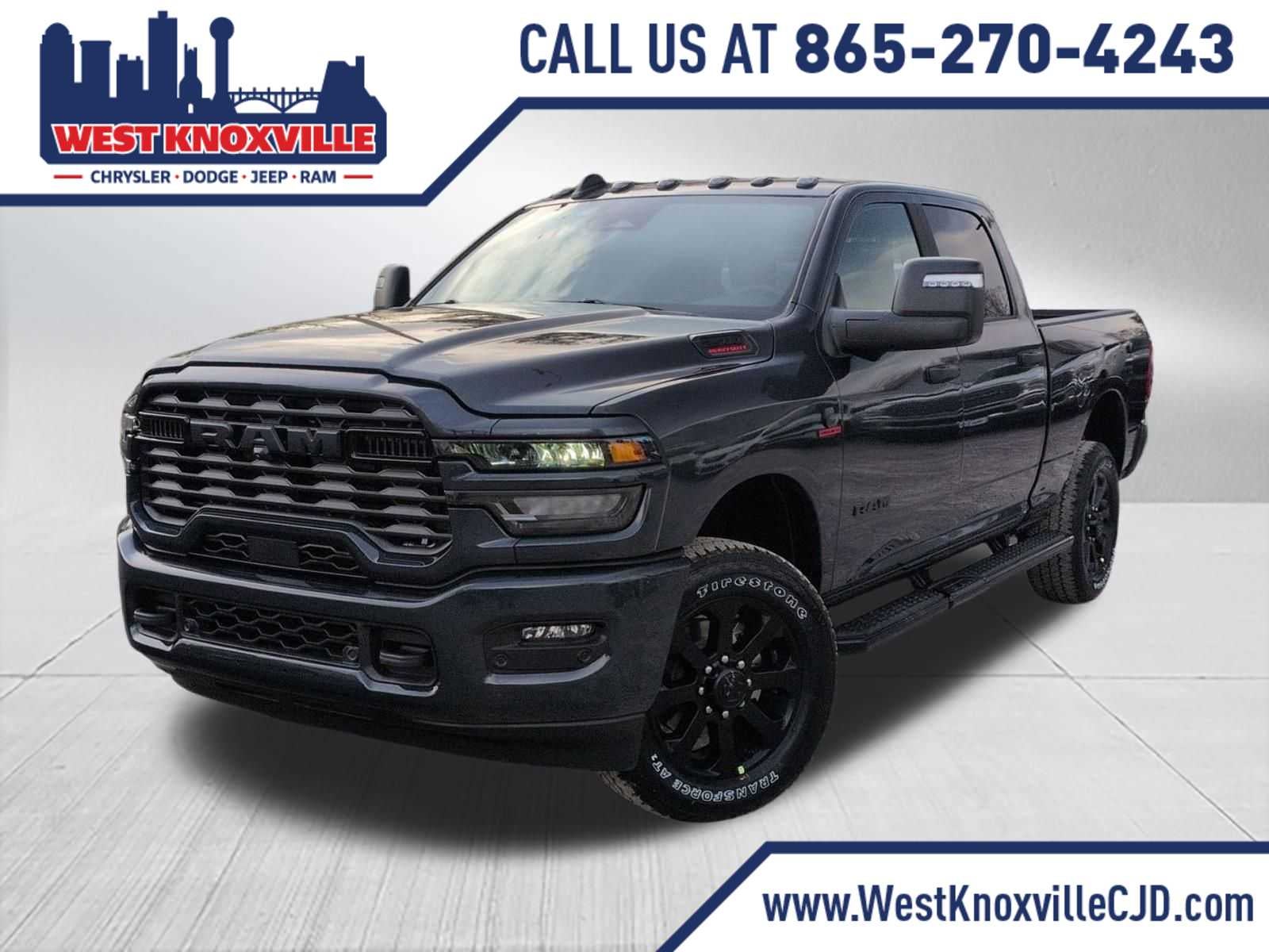 2026 RAM 2500 RAM 2500 BIG HORN CREW CAB 4X4 6'4' BOX in Forged Blue Metallic Exterior Paint — front three-quarter view
