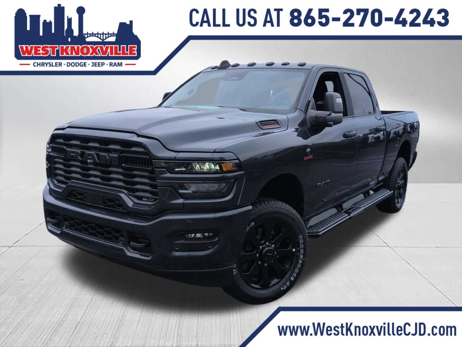 2026 RAM 2500 RAM 2500 BIG HORN CREW CAB 4X4 6'4' BOX in Forged Blue Metallic Exterior Paint — front three-quarter view