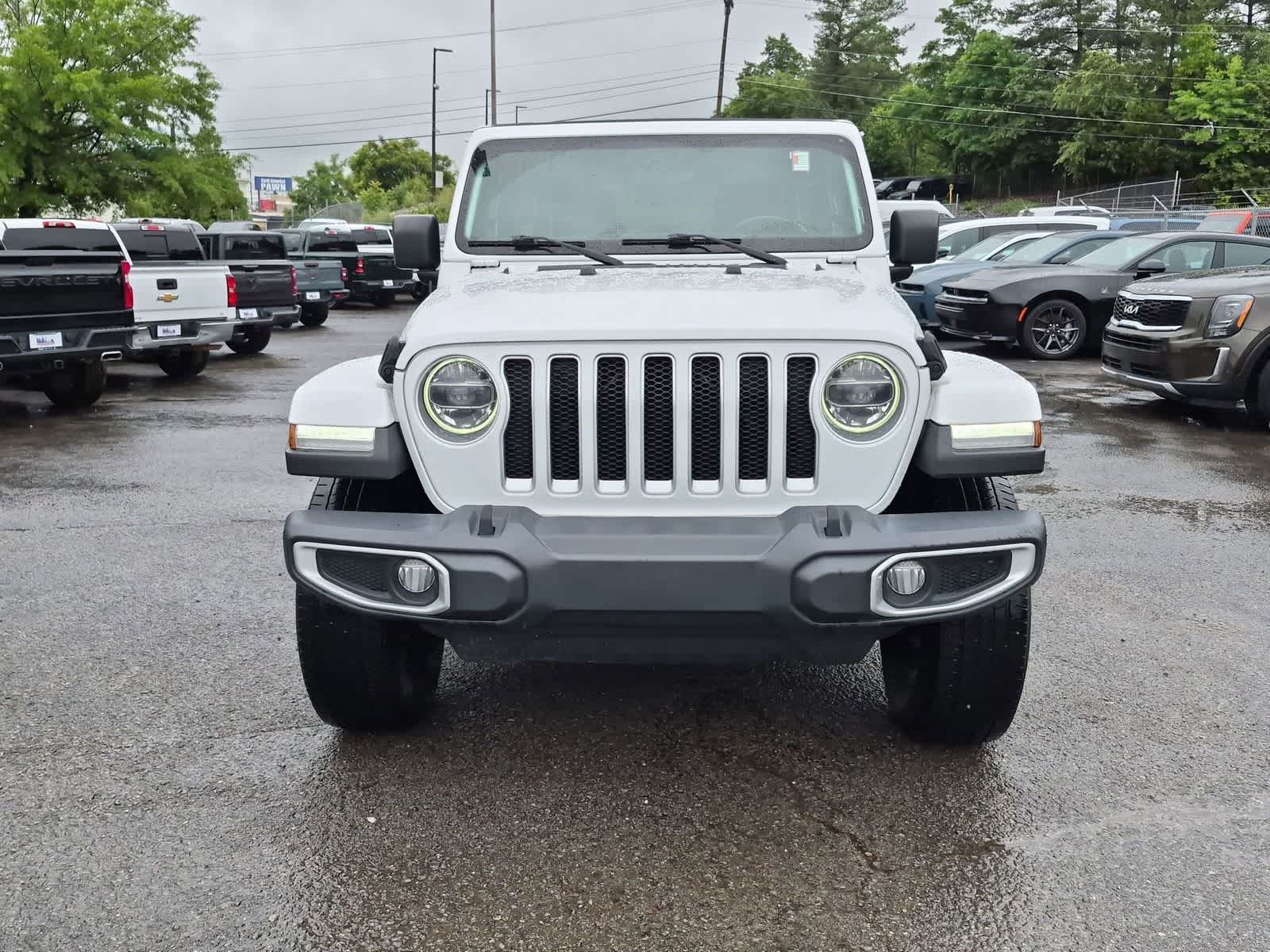 2021 Jeep Wrangler — rear three-quarter view