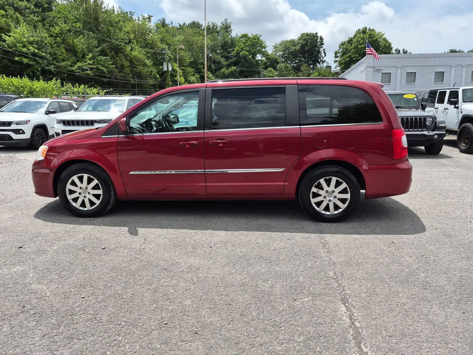 2013 Chrysler Town & Country — rear three-quarter view