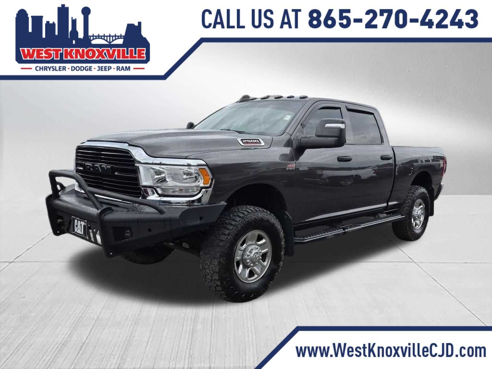 2024 RAM 2500 Tradesman in Granite Crystal Metallic Clearcoat — front three-quarter view